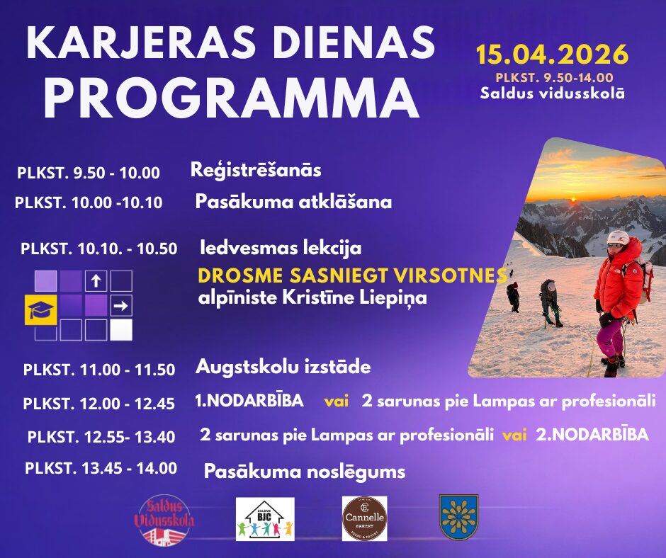 pasākuma programma pa laikiem