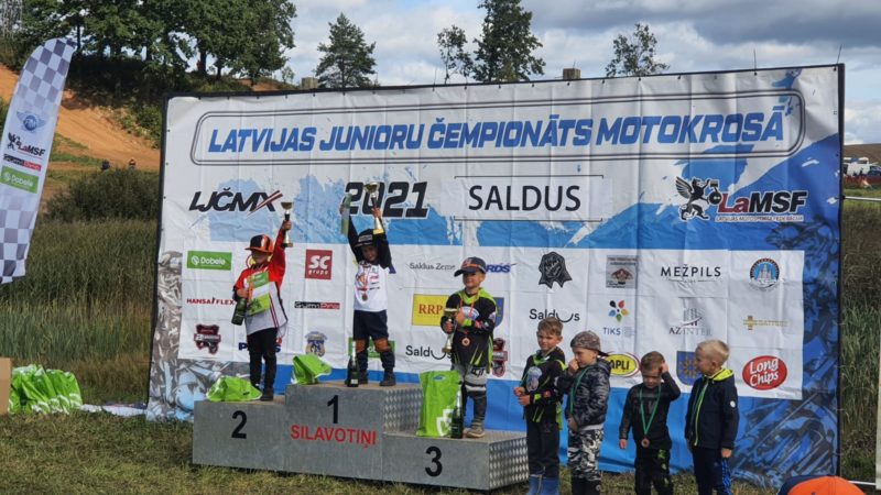 Latvijas 5. Latvijas Junioru čempionātā startēja 3 moto pulciņa dalībnieki