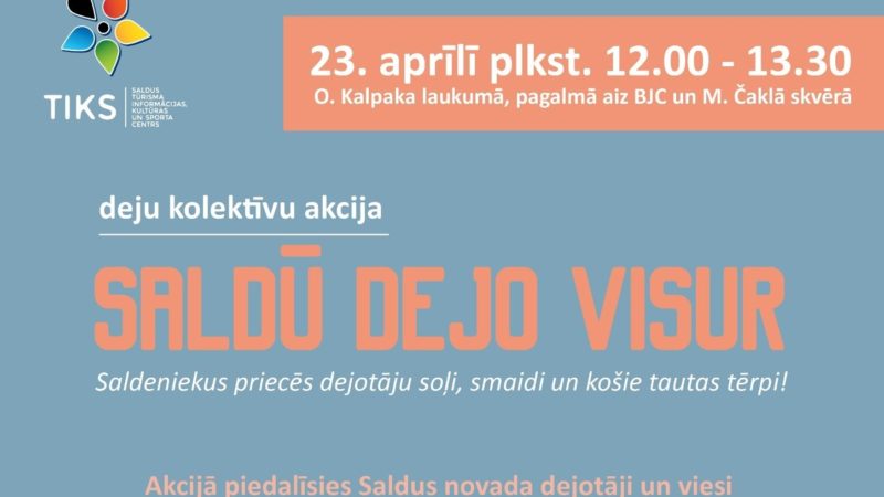 Deju kolektīvu akcijā piedalīsies arī mūsu JDK “Meduslāse”