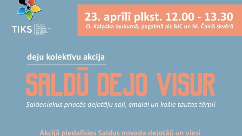 Deju kolektīvu akcijā piedalīsies arī mūsu JDK “Meduslāse”