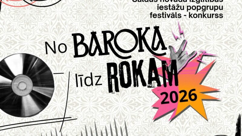 Saldus novada izglītības iestāžu popgrupu festivāls – konkurss “No baroka līdz rokam”