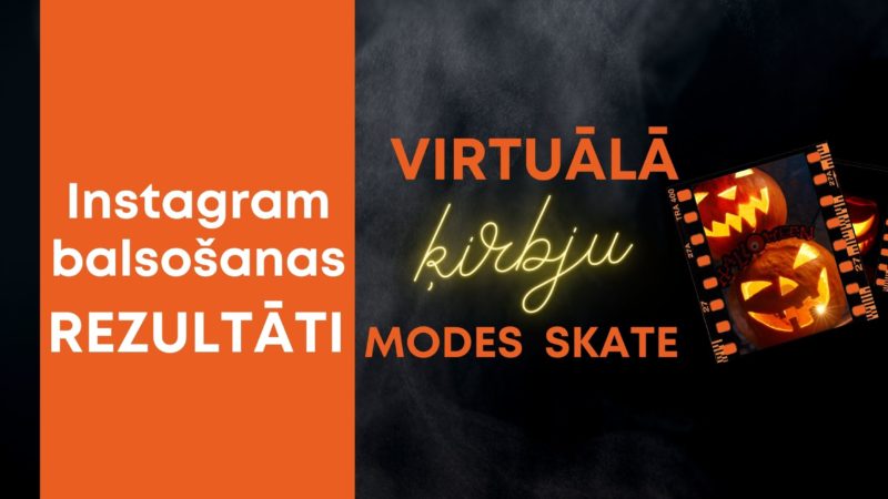 “Virtuālas ķirbju modes skates” balsošanas rezultāti