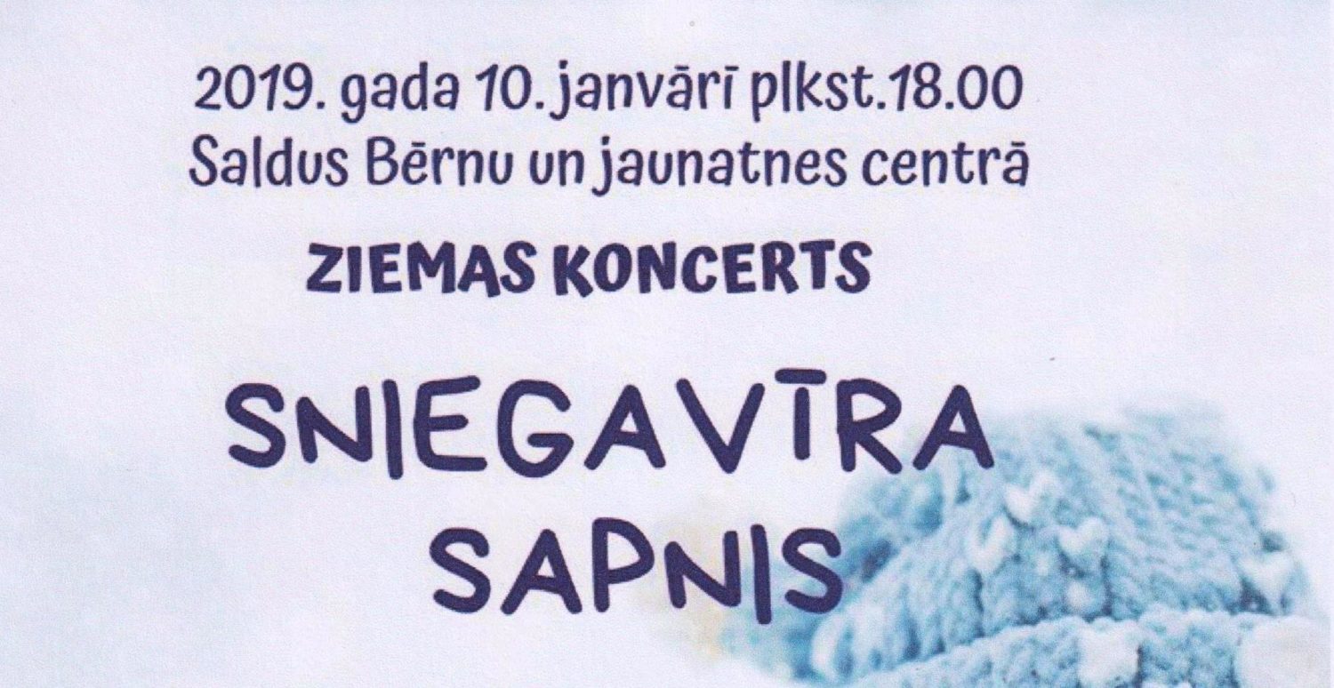 Audzēkņu ziemas koncerts “Sniegavīra sapnis”