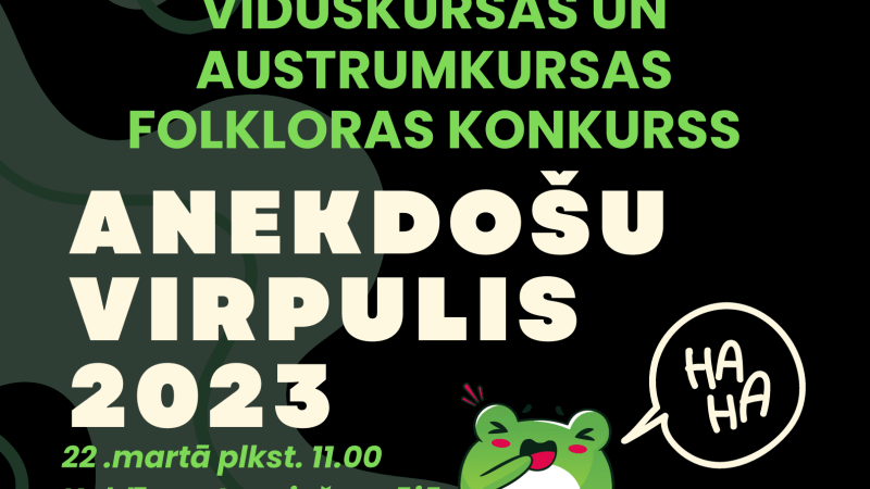 Viduskursas un Austrumkursas folkloras konkurss “Anekdošu virpulis 2023”